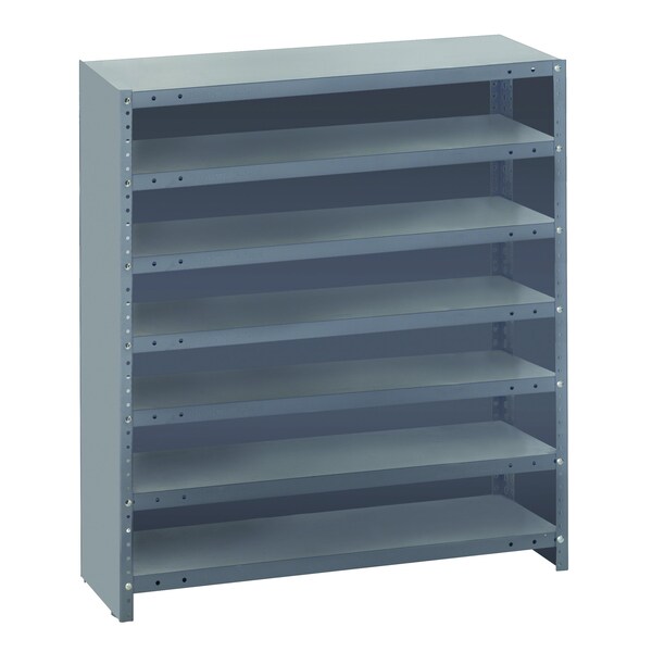 Quantum Storage Systems Shelving Unit, Closed, 18''D X 36''L X 39''H, Heavy Duty, 400 Lb. Load Capacity Per Shelf CL1839-000 - main