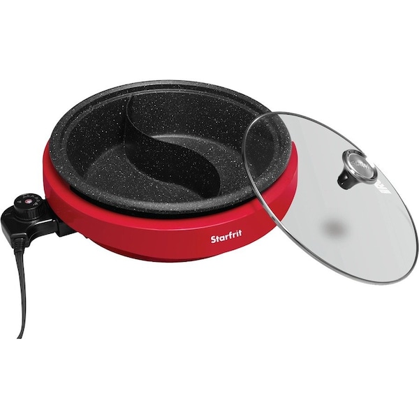 Starfrit THE ROCK by Starfrit Dual-Sided 3.2-Quart Electric Hot Pot 024425-002-0000 - main