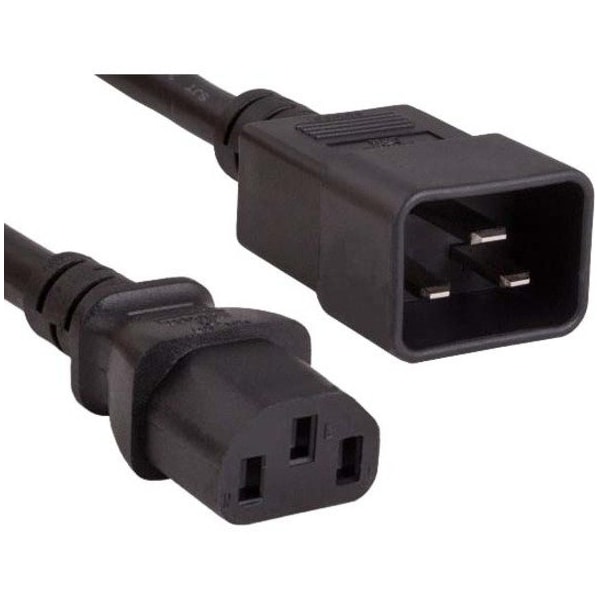 Enet C13 To C20 3Ft Black Power Cord C13C20-3F-ENC - main