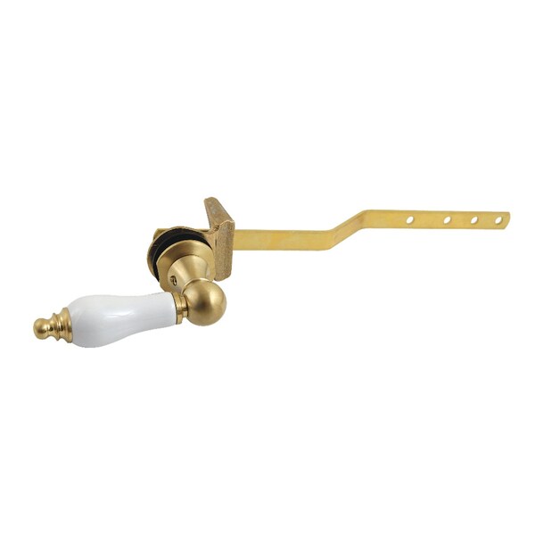Kingston Brass Front Mount Toilet Tank Lever, Brushed Brass KTPL7 - main