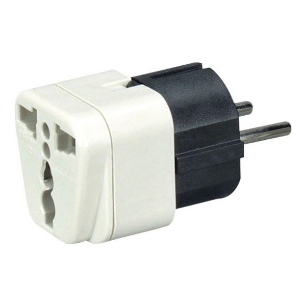 Black Box Power Plug - 1 x 2P Plug - 1 x 3P Receptacle - 120 V AC, 230 V AC - TAA Compliant MC167A - main