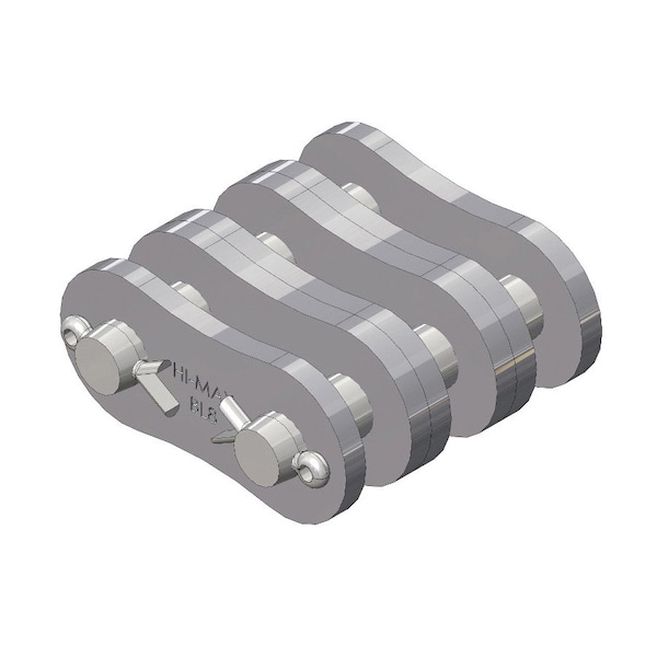 Senqcia Hi-Max Triple Strand Cottd Connecting Link w/6 x 6 Lacing, BL866 chain, 1P, .376 Pin BL866HMCL - main