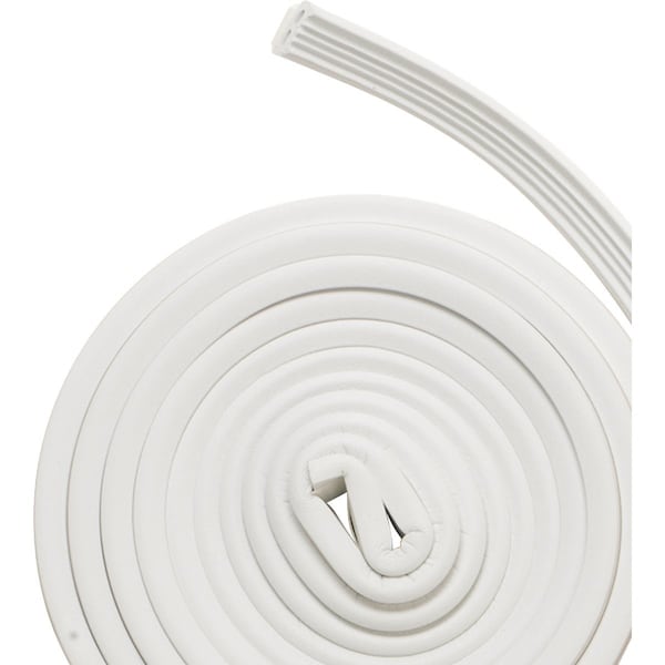 M-D Building Products Building Products 5/16'' x 19/32'' x 10 Ft. White Premium Rubber Window Seal for Large Gaps 63669 - main