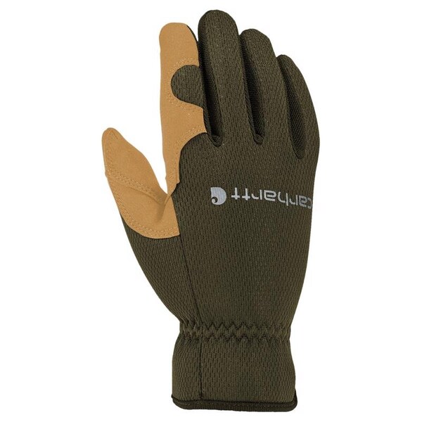 Carhartt Women's Indoor/Outdoor Work Gloves Green/Yellow M, Pair GD0794WBSLBLY-M - main
