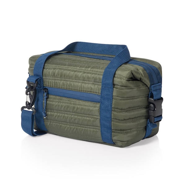 Picnic Time Family Of Brands Midday Quilted Washable Insulated Lunch Bag, Olive Green 513-01-120-000-0 - main