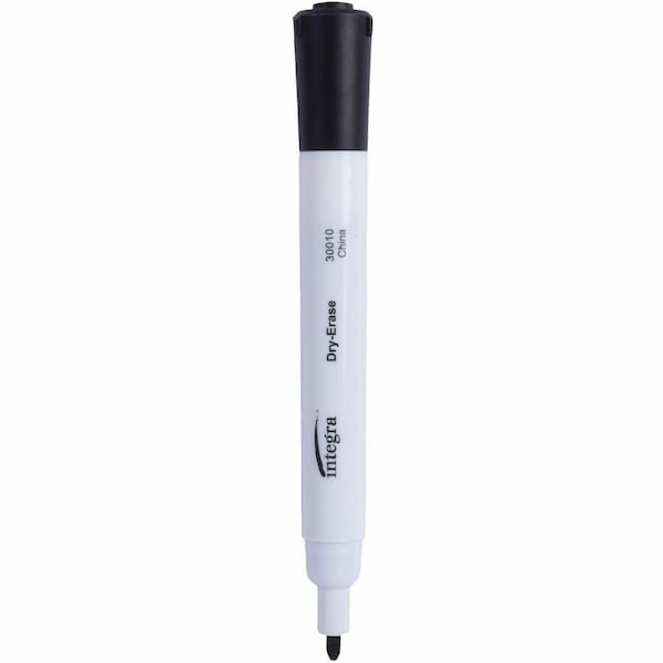 Integra Dry Erase Marker, Capped, Chisel, PK12 ITA30010 - main