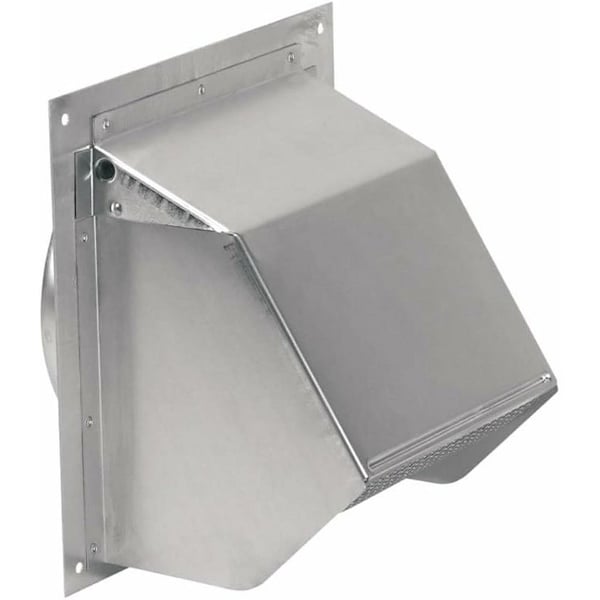 Broan-Nutone Wall Cap, Steel, Aluminum, For: 6 in Round Duct for Range Hoods and Bath Ventilation Fans 641 - main