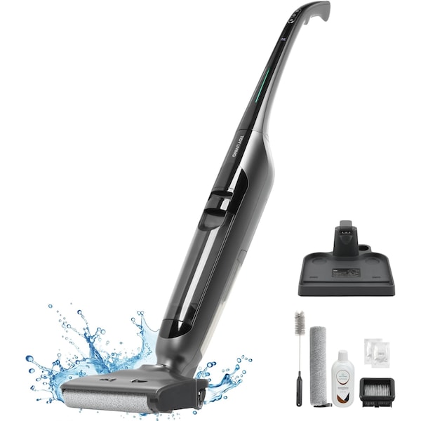 Simple Deluxe Wet Dry Vacuum Cleaner for Home, Cordless Vacuum and Mop Combo with Self-Cleaning and Aromatherapy, HI16VACUSTICK46B01 - main