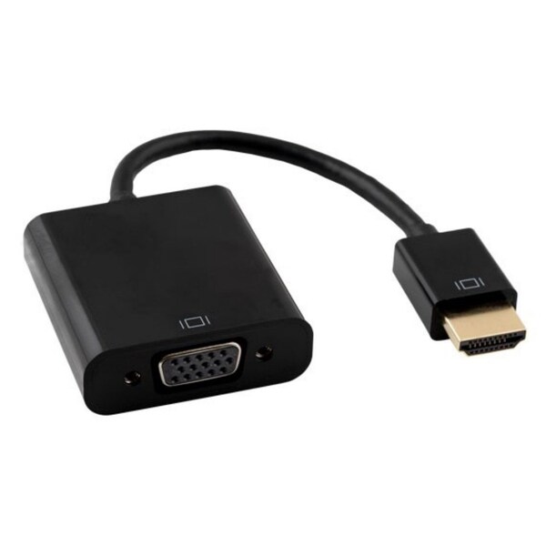 Sanoxy Compatible for 8 inch HDMI Male to VGA Female Converter Adapter with 3.5mm Stereo Audio CBL-SNX-HM210-8201 - main