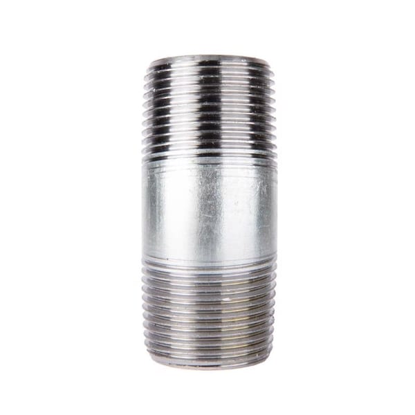 Stz Industries 1 in. MIP each X 1 in. D MIP Galvanized Steel 3 in. L Nipple 301UP1X3 - main