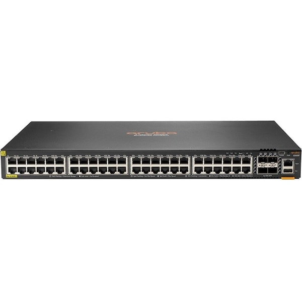 Hpe 6300F 48-port 1GbE Class 4 PoE and 4-port SFP56 Switch JL665A#ABA - main