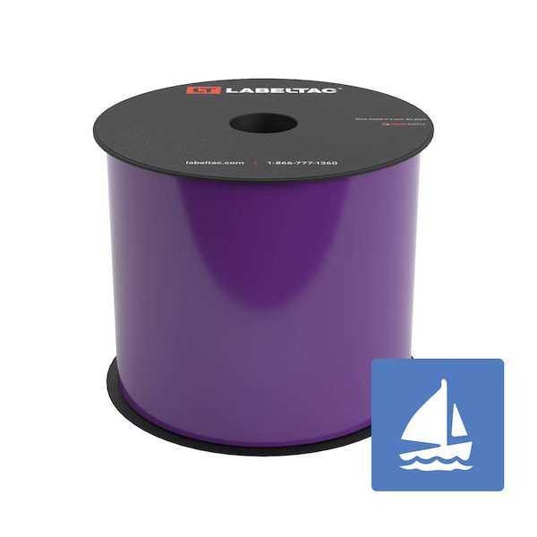 Labeltac Marine Supply 4in x 150ft LT4/Pro X, Purple LT409MN - main