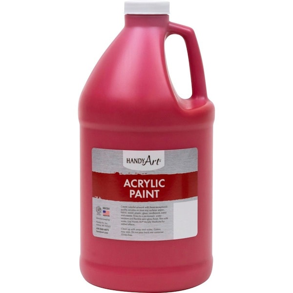 Handy Art Acrylic Paint Half Gallon, Brite Red 102-040 - main