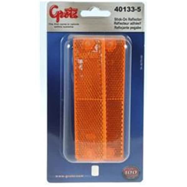 Grote GROTE PERLUX 401335 Reflector Yellow Lens 4.44 In. Long X 1.19 In. Wide G17-401335 - main
