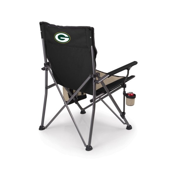 Picnic Time Family Of Brands NFL Green Bay Packers - Logo - Big Bear XXL Camping Chair with Cooler 808-00-175-124-2 - main