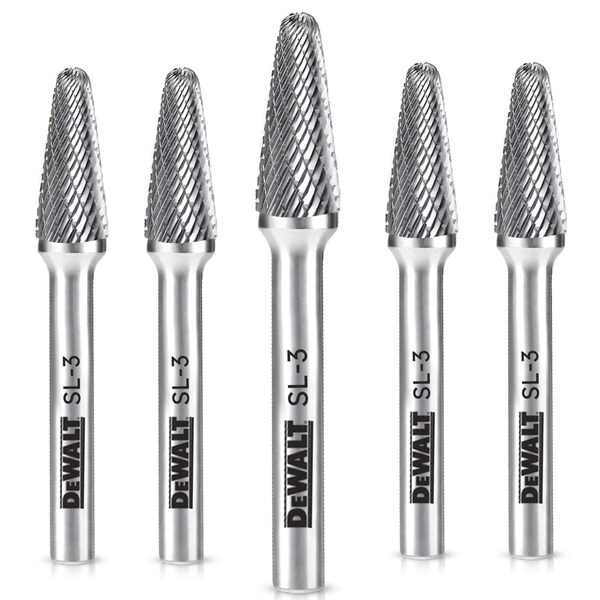 Dewalt CARBIDE BURR SIZE SL-3, 5PK DXCBTJSL3-5 - main
