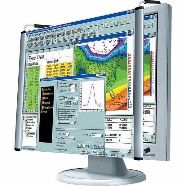 Kantek LCD Monitor Magnifier 19in - For 19"Monitor - Acrylic - Anti-glare - 1 Each MAG19L - main