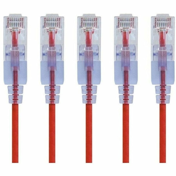 Monoprice SlimRun Cat6A Ethernet Patch Cable - Snagless RJ45_ UTP_ Pure Bare Cop 29429 - main