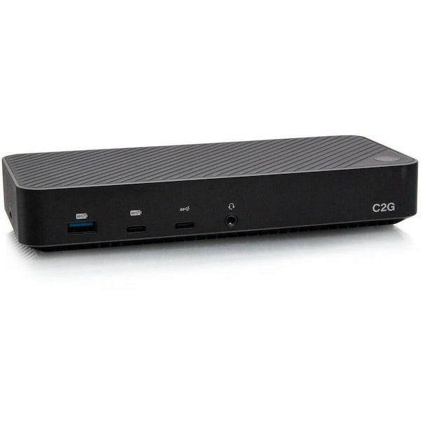 C2G USB C TRIPLE 4K DOCKING STATION HDMI DISPLAYPORT ETHERNET C2G54538 - main