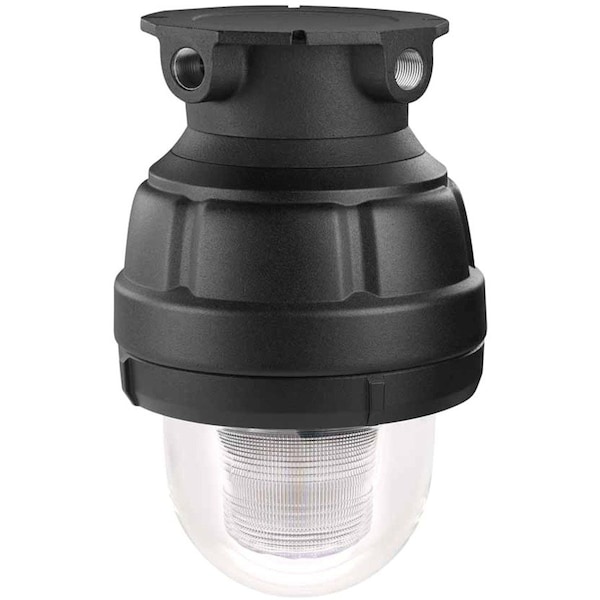 Federal Signal Strobe Light, Clear, Strobe Tube, 24V DC, 80 FPM, 8 13/16 in Dia., Surface 27XST-024C-4-MOD - main