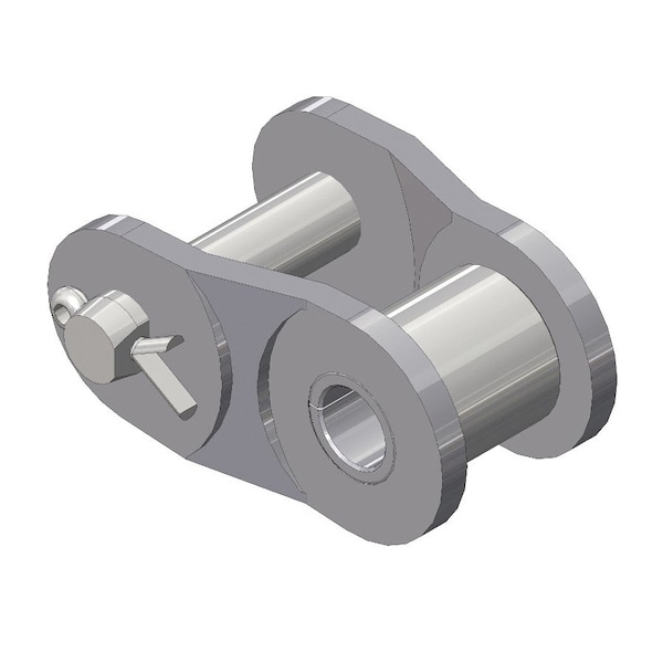 Senqcia Hi-Max British Standard Single Strand Cotter Pin Offset Link, 16B chain, 1 P, 0.326 Dia Pin 16BHMOL - main