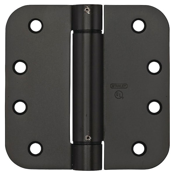 National Hardware V522 Series Spring Hinge, Steel, Oil-Rubbed Bronze, 37 lb N351-015 - main