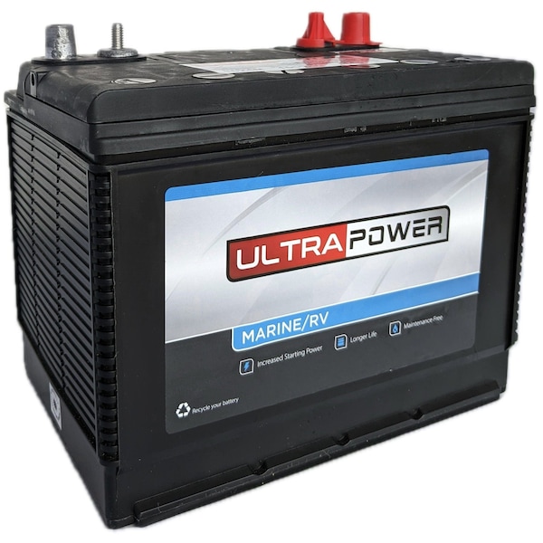 Ultrapower 12V 1000 MCA Maintenance-Free Marine Battery Group 24 1024M - main