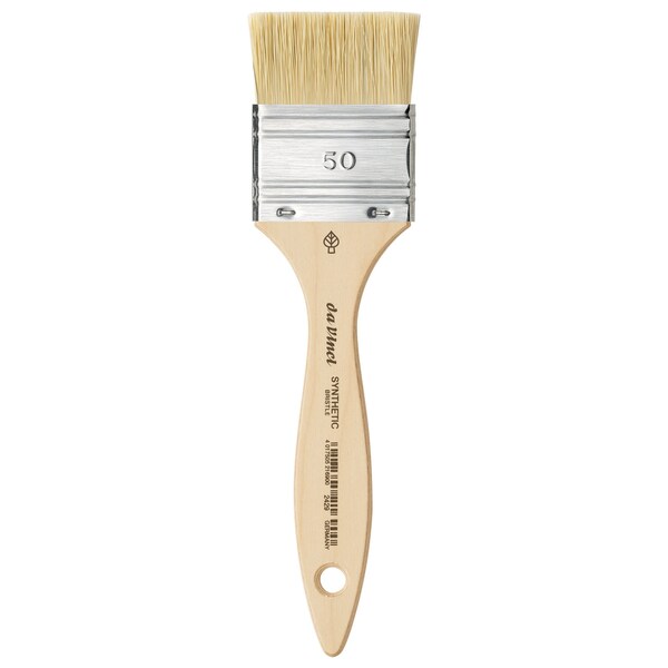 Da Vinci SYNTHETIC Mottler Brush, Synthetic Hog, Acrylic & Oil, Flat, Series 2429, Size 50 VA-2429_50 - main
