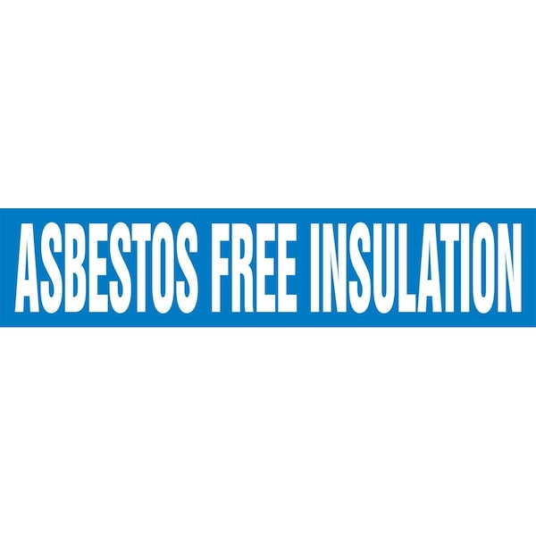 Accuform ASME ANSI PIPE MARKER ASBESTOS RPK147STC - main