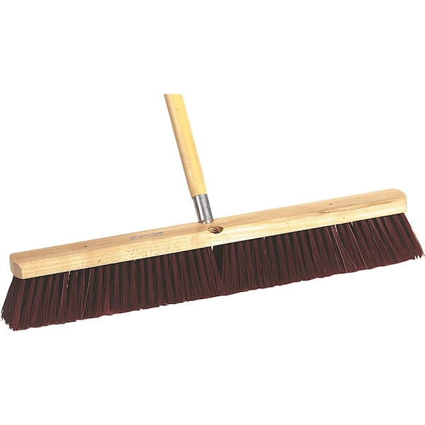 Marshalltown 24 in Rough Surface Floor Broom, Includes 60 in Threaded Handle 6419 - main