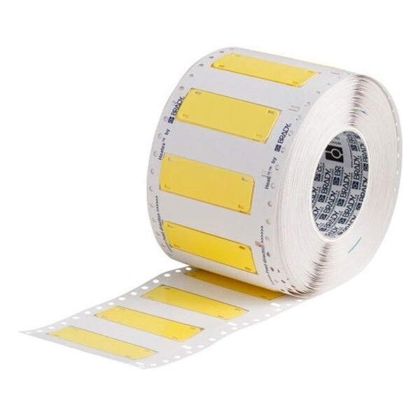 Brady Printable Tags, 3" W x 1" H, Yellow HSCM-3000-1-YL - main