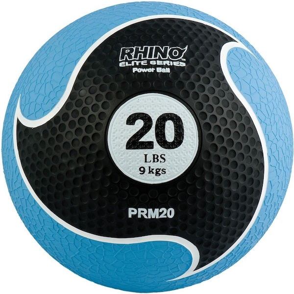 Champion Sports Rhino Elite Medicine Ball, 20lb, Blue PRM20 - main