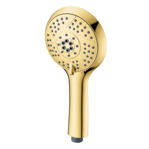 Kingston Brass 5-Function Round Hand Shower, Polished Brass KXH154A2 - main