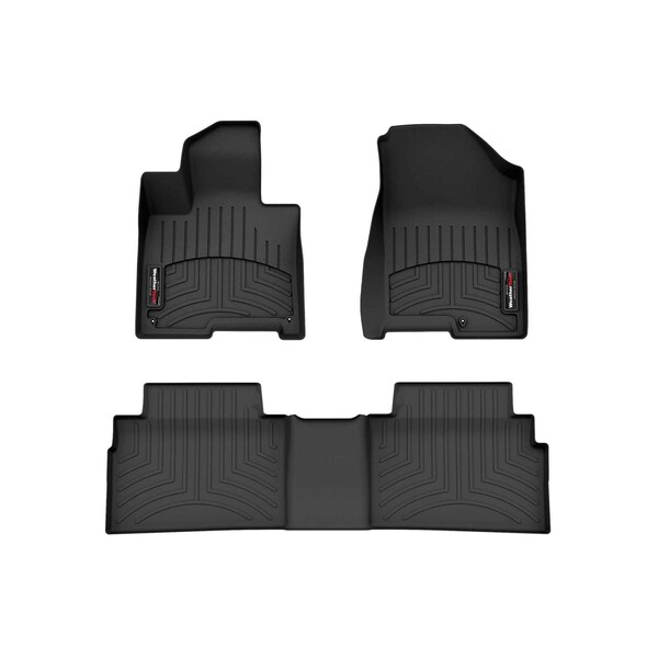 Weathertech Black, Front and Rear Floorliners 4418371-4417292 - main