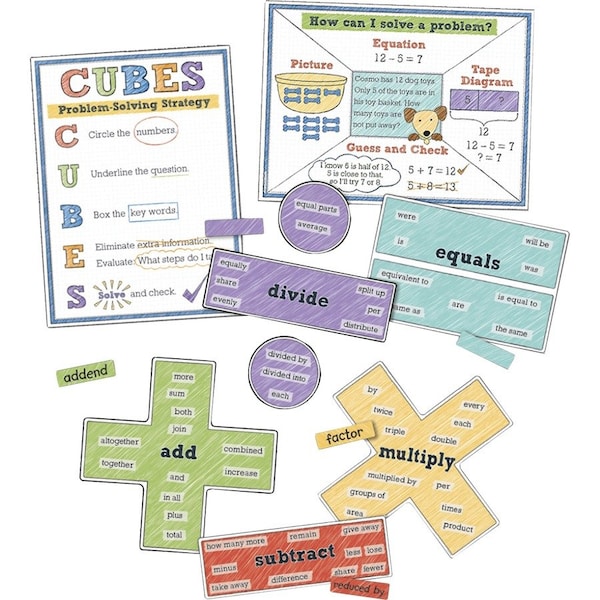 Carson Dellosa Problem Solving Bulletin Board Set 110382 - main