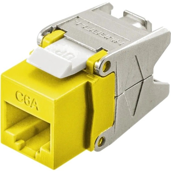 Hubbell Premise Wiring JACK, HJU6A, CAT6A, UNI, YL HJU6AY - main
