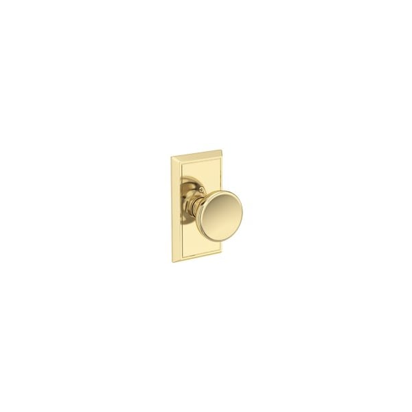 Baldwin Residential Door Knobs Half Dummy Reversible Non-Lacquered Brass HDSOLHFR031 - main