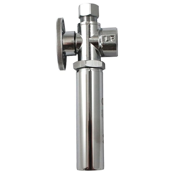 Plumb Pak Angle Valve with Hammer Arrestor, 1/2 x 3/8 in Connection, FIP x CTS, 125 psi Pressure, Brass Body K2048WHALF - main