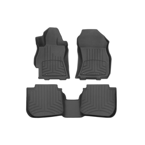 Weathertech Black, Front and Rear FloorLiner HP 44708-1-2IM - main