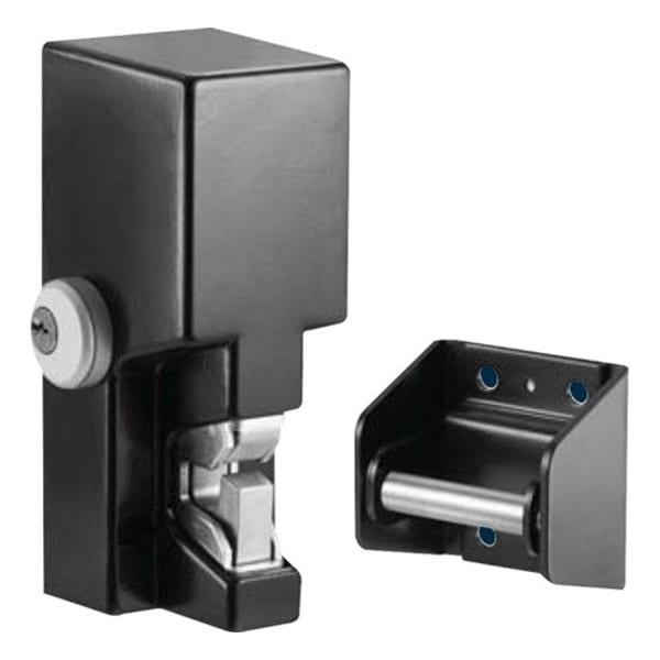 Securitron Gate Lock, Black, Fail Safe Monitored, 12/24 VDC, 2000lb GL1-FSM - main