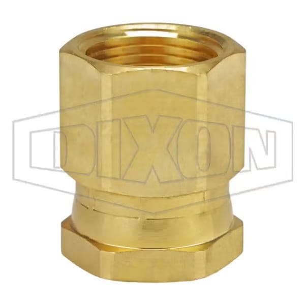 Dixon Garden Hose Adapter, 3/4-11-1/2 x 3/4-14, Female Garden Hose Thread Swivel x FNPT, 34 to 195DegF 5021212CLF - main