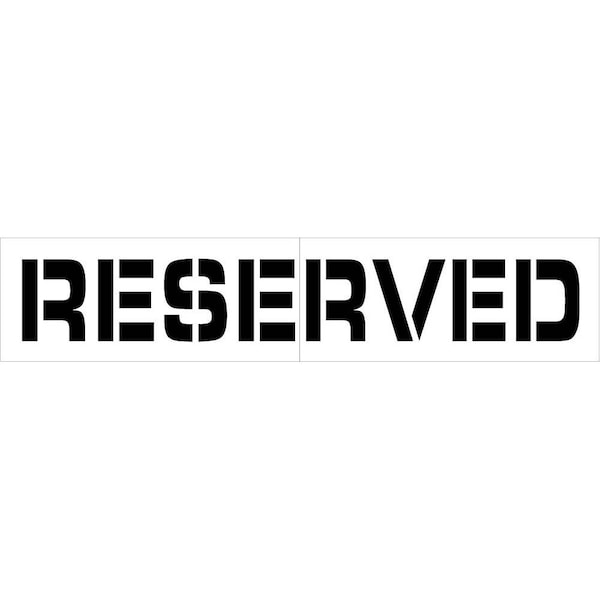 Nmc Reserved Parking Lot Stencil, PMS47 PMS47 - main