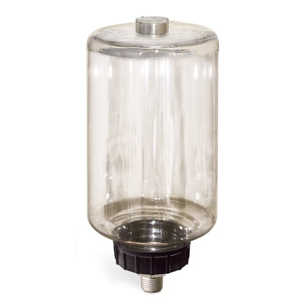 Oil-Rite PurgeX Accessories - Polycarbonate Reservoirs - 1/2 gal, 1/2in. Male NPT, Pipe Mount B1748-0648B1W - main