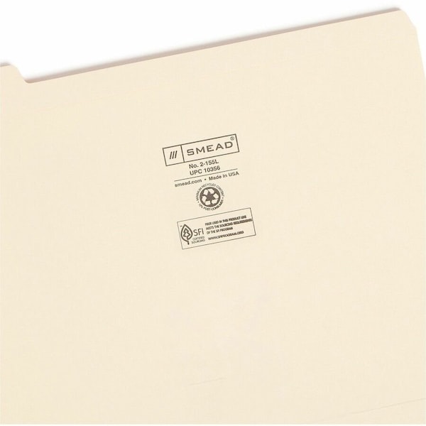 Smead File Folder, Manila, Manila SMD10356 - main