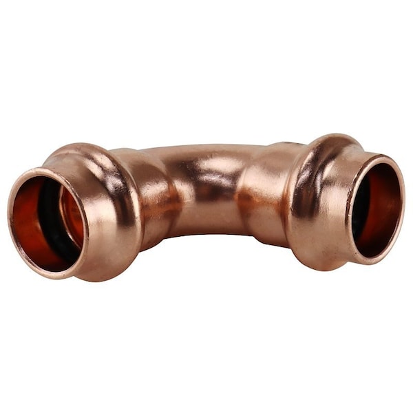 Apollo Elbow, 1/2 in, Press Fit, 90 deg Angle, Copper, 300 psi Pressure XPRE12 - main