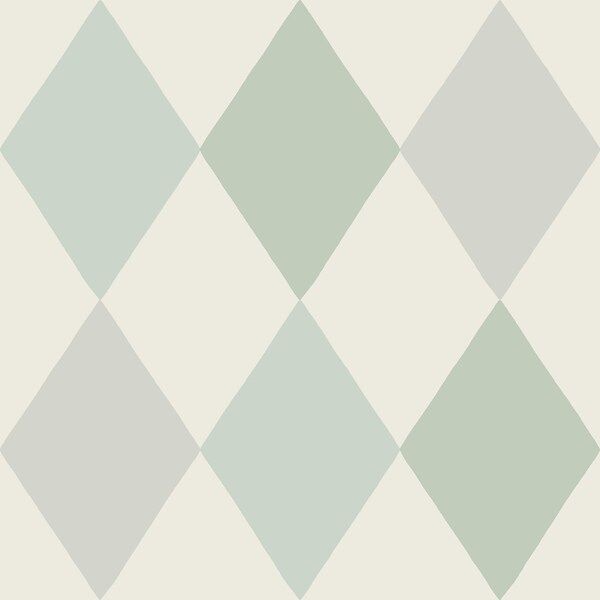 A-Street Prints Kalas Light Blue Diamond Wallpaper 4111-63030 - main