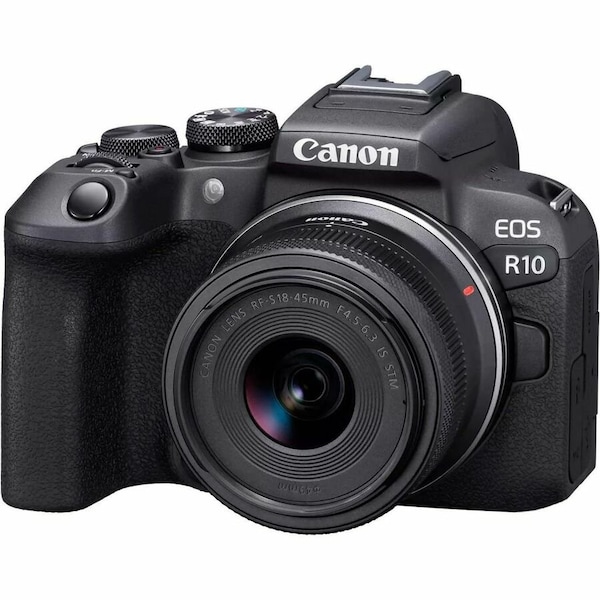 Canon EOS R10 Mirrorless Camera w/18-45mm IS STM Lens 5331C009 - main