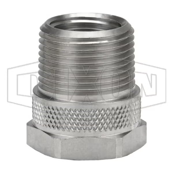 Dixon RMA The Right Connection Garden Hose Adapter, 3/4-11-1/2 x 3/4 in Nominal, 303 SS, Domestic 5031212SS - main