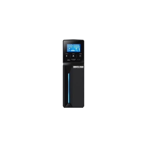 Minuteman Power Technologies 550VA/330W 120 VAC Line interactive UPS w/ 8 Outlets ETR550LG - main