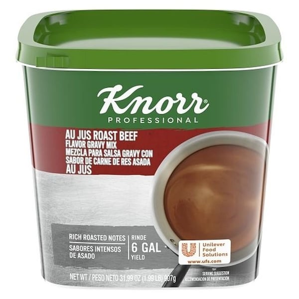 Knorr Professional Au Jus Roast Beef Gravy Mix, 1.99 pound, 4PK 84136726 - main